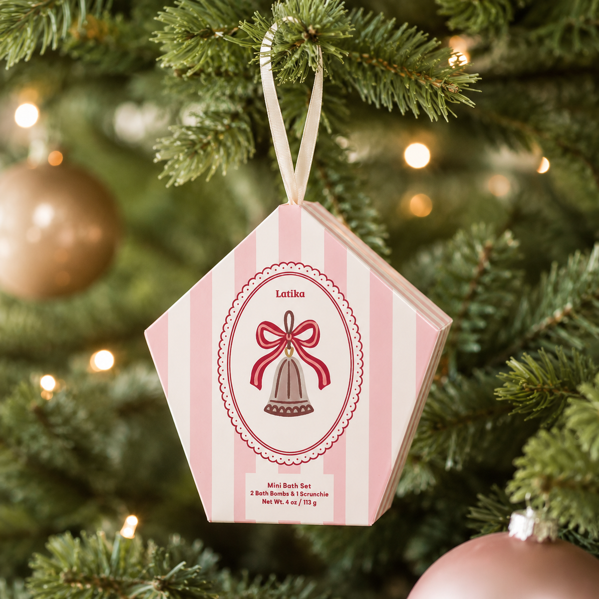 Mini Bath Bomb Gift Set -  Bell Christmas Stocking Stuffer