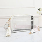 Game Day Stadium Rectangle Clear Bags: Navy