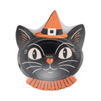 VHP1342 - Vintage Witchy Cat Plate
