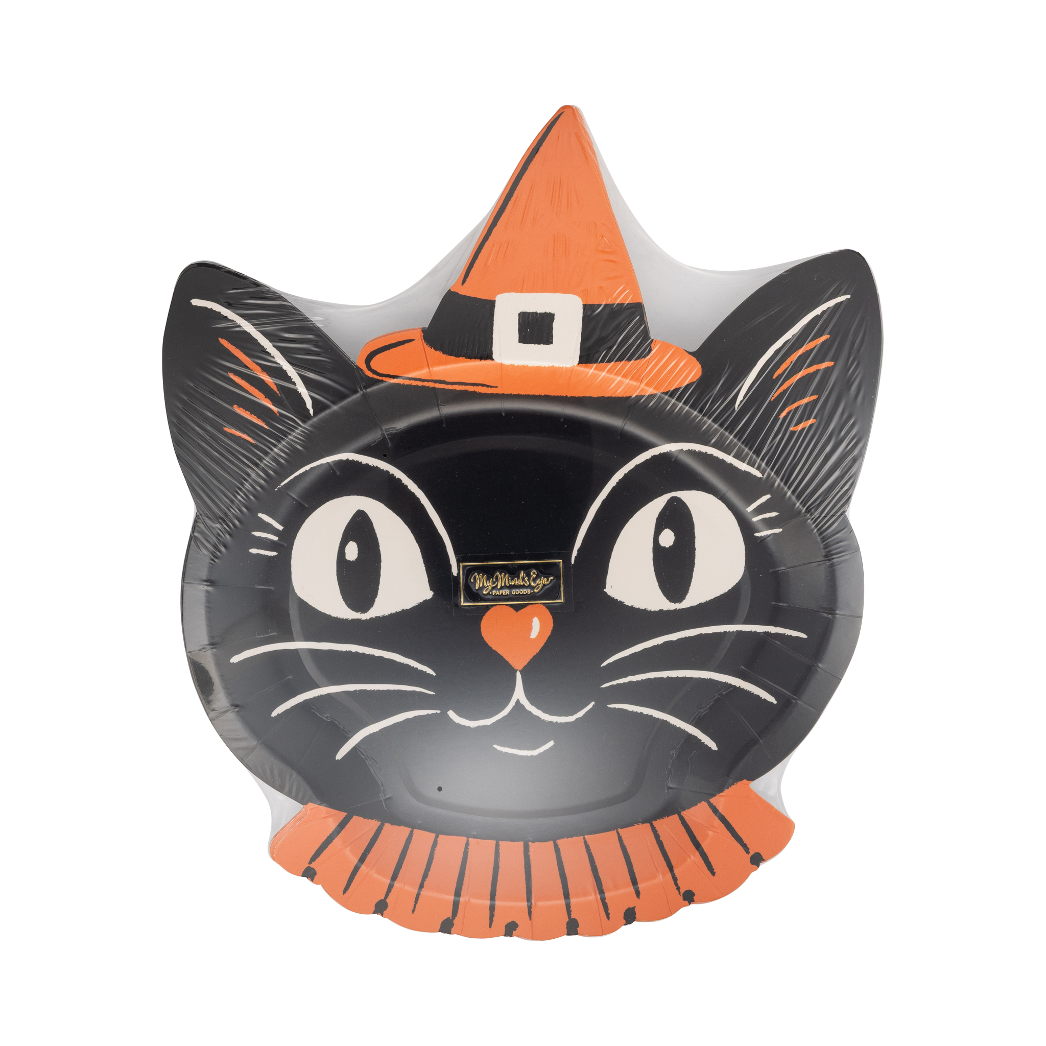 VHP1342 - Vintage Witchy Cat Plate