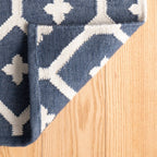 Elizabeth Handwoven Indoor/Outdoor Rug | Navy: 2' x 3'