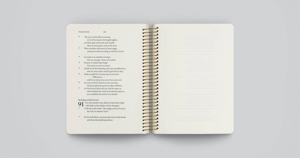 ESV Scripture Journal, Spiral-Bound Edition: Psalms