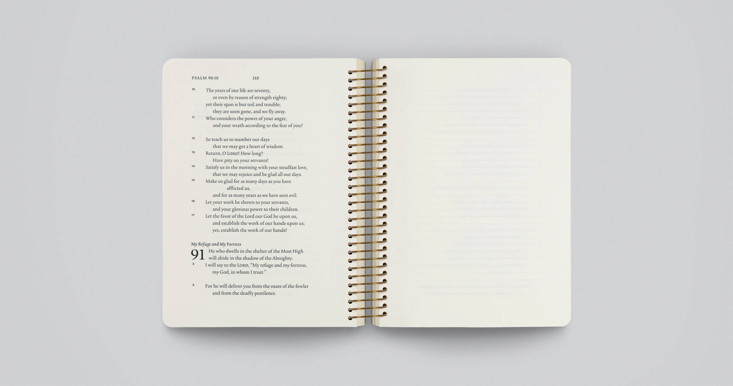 ESV Scripture Journal, Spiral-Bound Edition: Psalms