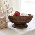 Round Pedestal Basket - AB 11x5'H
