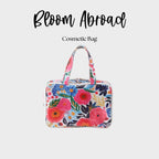 Waterproof Cosmetic Case PVC Make up Bag Bloom Abroad