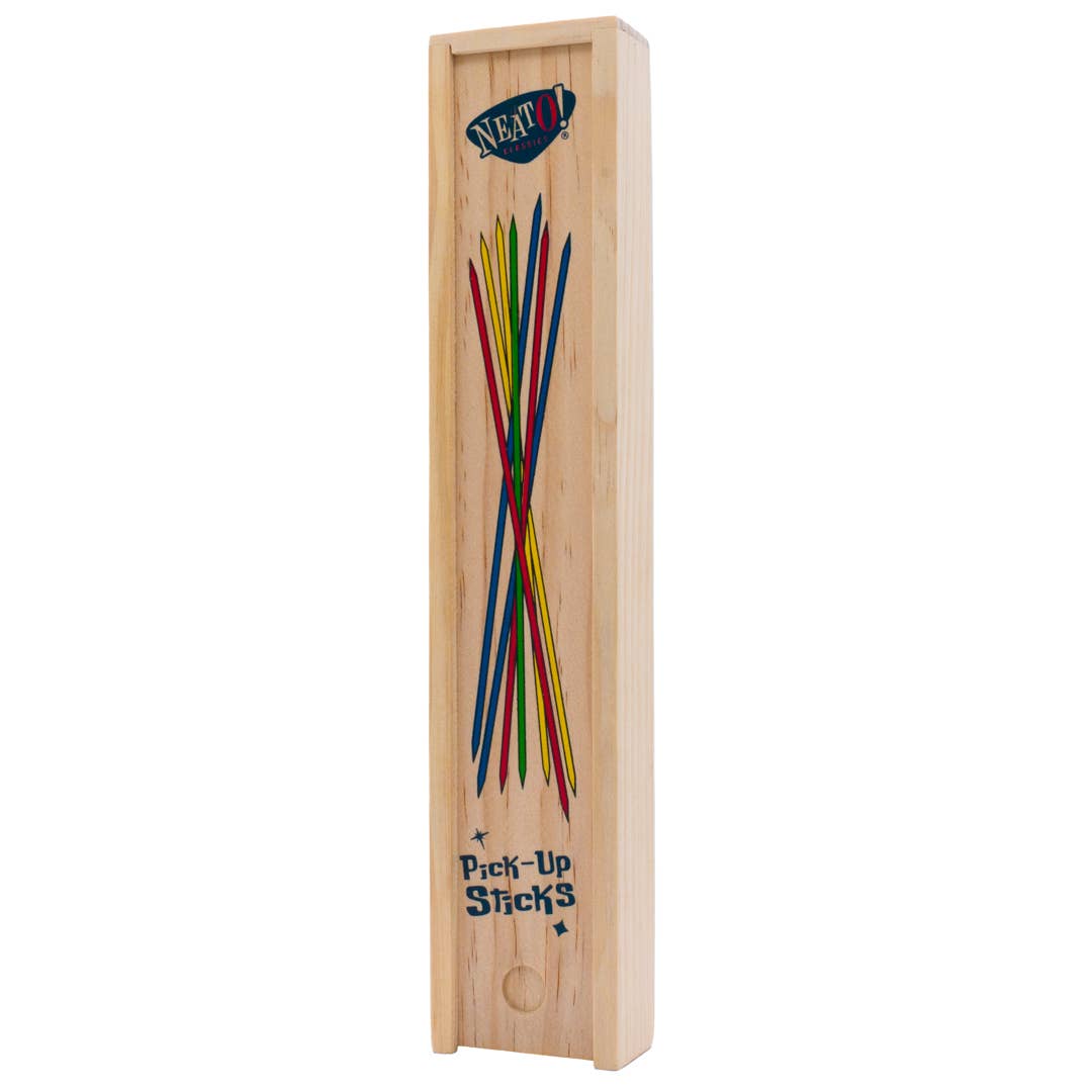Neato! 41-Piece Pick-Up Sticks Game- Retro Classic, vintage