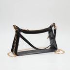 Game Day Stadium Clear Satchel Bag : Black