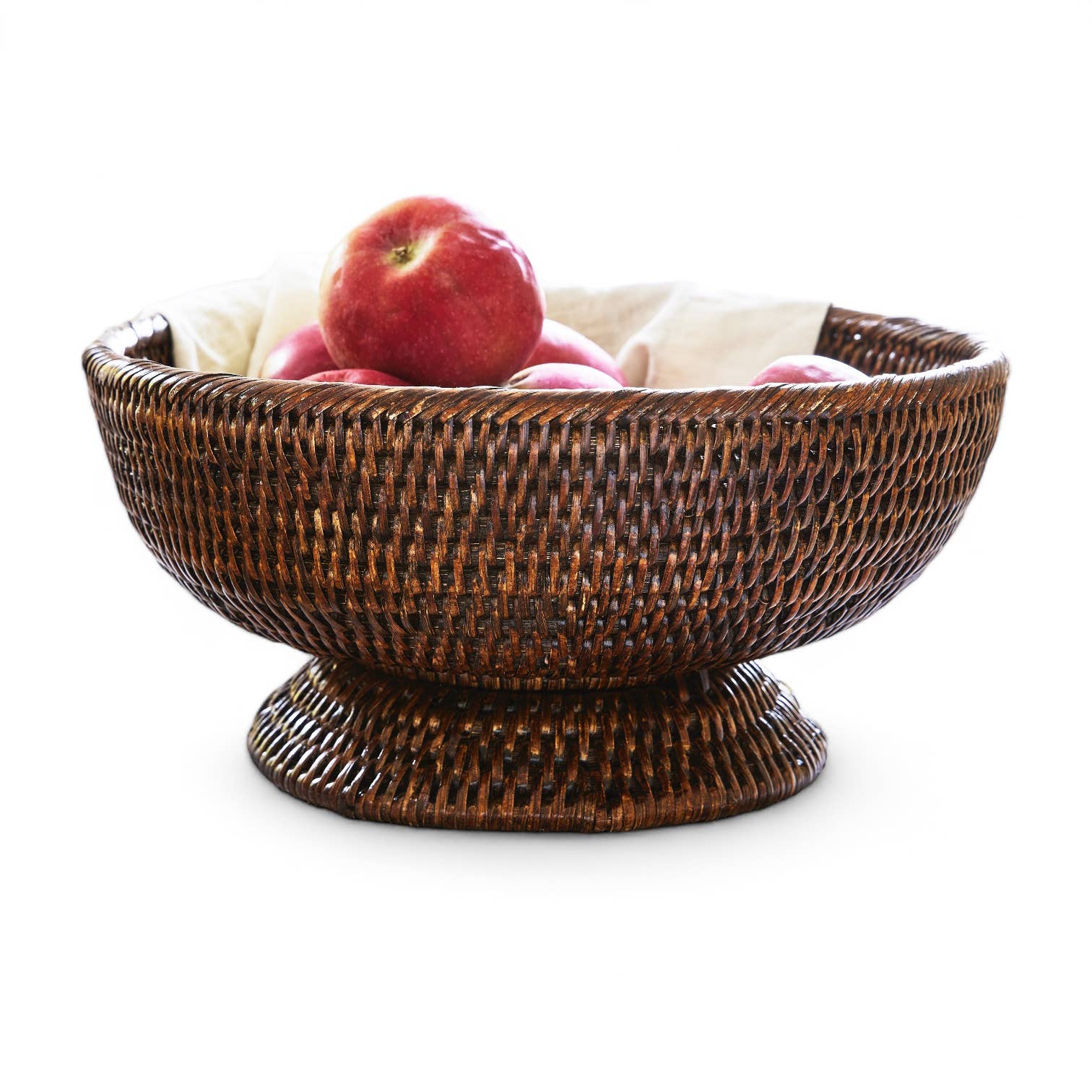 Round Pedestal Basket - AB 11x5'H
